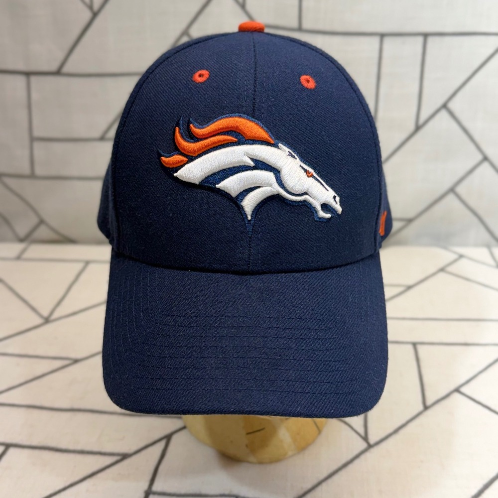 '47 Brand Denver Broncos Hat OSFA Navy Blue NFL Embroidered Adjustable Cap